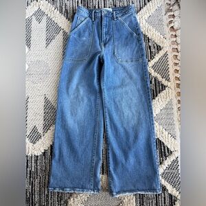 Just Black Denim Anderson Wide Leg Jeans size 26